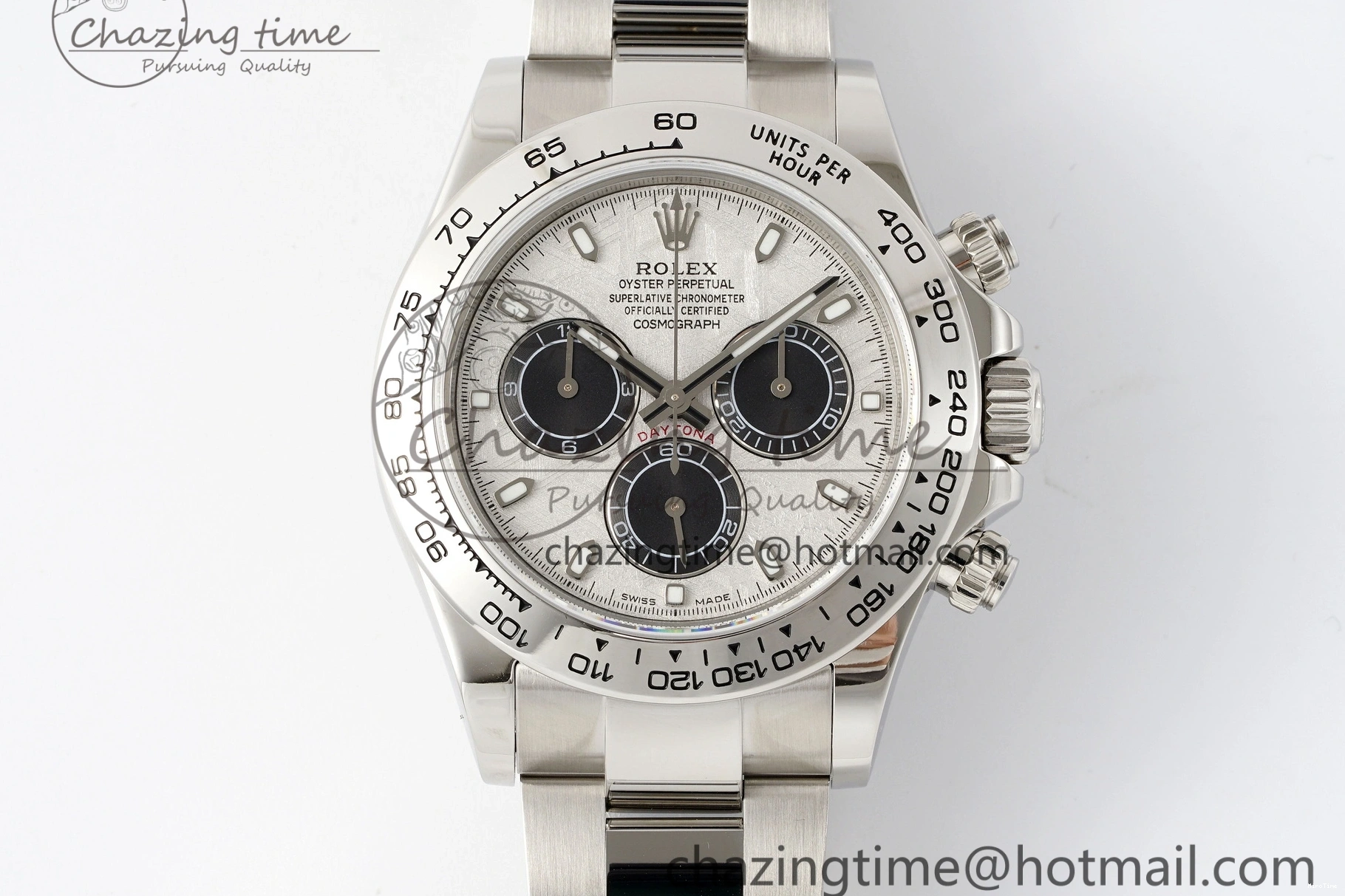 MiroTime 0212 Daytona 116509 Noob 1:1 Best Edition Meteorite Dial on SS Bracelet SA AllSeason 2014